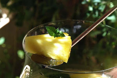 Cocktail di frutta ananas