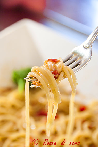 Spaghettini con granciporro di Allan Bay